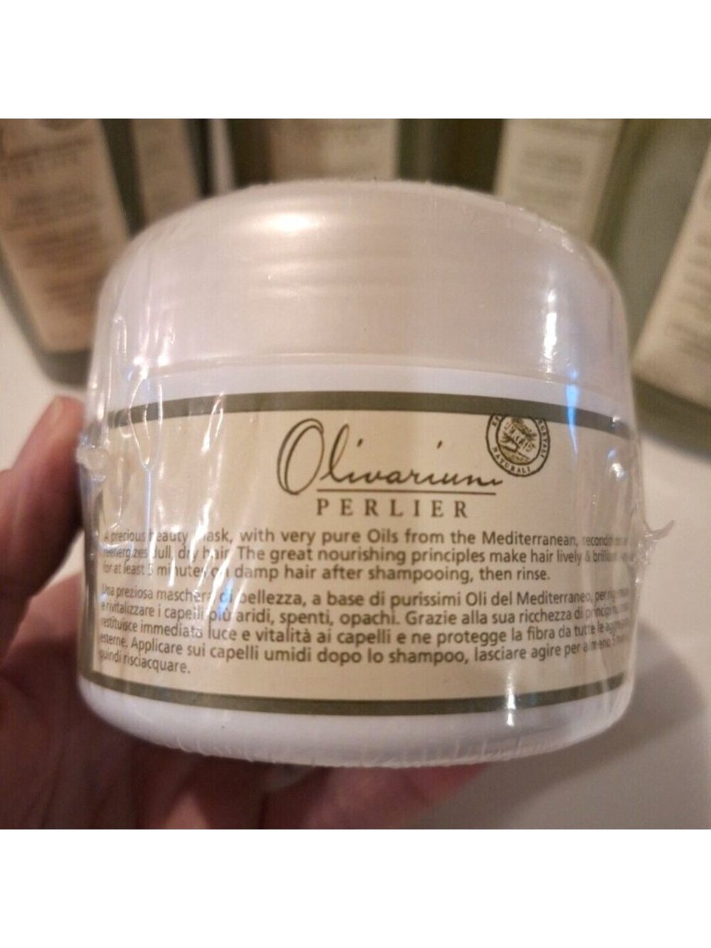 Olivarium Perlier Bath & Shower Hand Cream Hair Mask Lot Olive Oil Sealed Italy - Picture 2 of 11